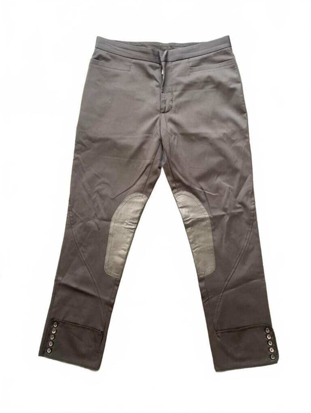 John Bartlett Equestrian Riding Pants Brown Leather Knee Patch 44